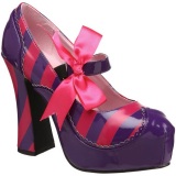 Pink Purple 13 cm KITTY-32 Womens Shoes with High Heels