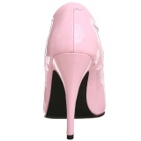 Pink Shiny 13 cm SEDUCE-420 Pumps High Heels for Men