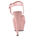 Pink Shiny 15 cm Pleaser KISS-209 High Heels Platform