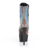 Rainbow 15 cm DELIGHT-1020REFL pole dance ankle boots