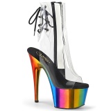 Rainbow 18 cm ADORE-1018RC pole dance ankle boots