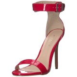 Red 13 cm AMUSE-10 transvestite shoes