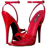 Red 15 cm Devious DOMINA-108 high heeled sandals