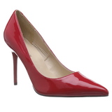 Red Patent Shiny 10 cm CLASSIQUE-20 pointed toe stiletto pumps