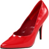 Red Shiny 13 cm SEDUCE-420 Pumps High Heels for Men