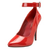 Red Shiny 13 cm SEDUCE-431 Stiletto Pumps for Men