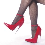 Red Shiny 15 cm SCREAM-12 Fetish Pumps Women Shoes