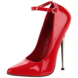 Red Shiny 16 cm DAGGER-12 Fetish Pumps Women Shoes