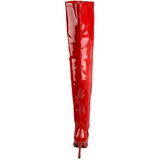 Red Shiny 9,5 cm LUST-3000 overknee high heel boots