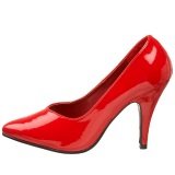 Red Varnished 10 cm DREAM-420 high heel pumps classic