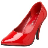 Red Varnished 10 cm DREAM-420 high heel pumps classic