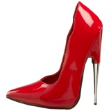 Red Varnished 15 cm SCREAM-01 Women Pumps Shoes Stiletto Heels