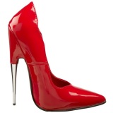 Red Varnished 15 cm SCREAM-01 Women Pumps Shoes Stiletto Heels