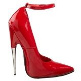 Red Varnished 15 cm SCREAM-12 Women Pumps Shoes Stiletto Heels