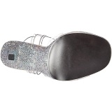 Rhinestones 11,5 cm GALA-08DM High Heeled Evening Sandals