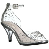 Rhinestones 8 cm BELLE-330RS transvestite shoes