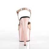 Rose 18 cm ADORE-709HGCH Hologram platform high heels shoes