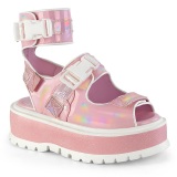 Rose 5 cm DemoniaCult SLACKER-15B lolita emo platform sandals