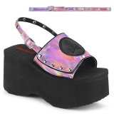 Rose 9 cm Demonia FUNN-32 lolita emo platform sandals