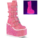 Rose Glitter 14 cm SWING-230G cyberpunk platform boots