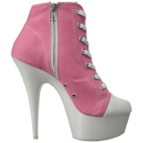 Rose Neon 15 cm DELIGHT-600SK-02 Canvas high heels chucks