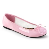 Rose Patent ANNA-01 big size ballerinas shoes