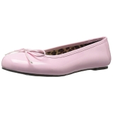 Rose Patent ANNA-01 big size ballerinas shoes