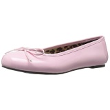 Rose Patent ANNA-01 big size ballerinas shoes