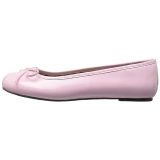 Rose Patent ANNA-01 big size ballerinas shoes