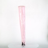 Rose Shiny 13 cm SEDUCE-3000 Thigh High Boots for Men