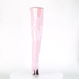 Rose Shiny 13 cm SEDUCE-3010 Thigh High Boots for Men