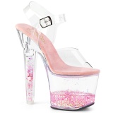 Rose glitter 18 cm LOVESICK-708GH Pole dancing high heels shoes