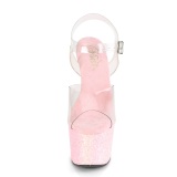 Rose glitter platform 18 cm ADORE-708LG poledance shoes