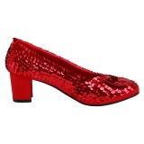 Sequins 5 cm DOROTHY cosplay bow tie pumps princess shoes