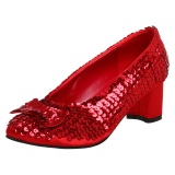 Sequins 5 cm DOROTHY cosplay bow tie pumps princess shoes