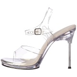 Silver 11,5 cm CHIC-08 High Heeled Stiletto Sandals