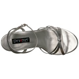 Silver 15 cm DOMINA-108 transvestite shoes