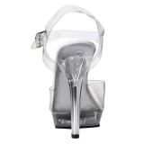 Transparent 13 cm LIP-108 Platform High Heels Shoes