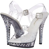 Transparent 13 cm LIP-108RS Bikini posing high heel shoes fabulicious