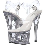 Transparent 18 cm Pleaser MOON-708 High Heels Platform