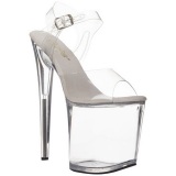 Transparent 20 cm FLAMINGO-808 High Heels Acrylic Platform