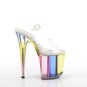 Transparent 20 cm Pleaser FLAMINGO-808RT Pole dancing high heels shoes