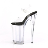 Transparent 25,5 cm BEYOND-0082 extrem platform high heels shoes