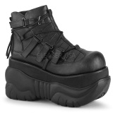 Vegan 10 cm BOXER-13 demonia booties - unisex cyberpunk booties
