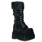 Vegan 11,5 cm BEAR-202 demonia alternative boots platform black