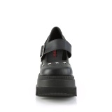 Vegan 11,5 cm SHAKER-23 alternative shoes platform black