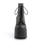 Vegan 13 cm CAMEL-203 chunky demoniacult ankle boots platform