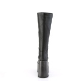 Vegan 13 cm DemoniaCult CAMEL-280 chunky heel platform boots