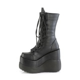 Vegan 13 cm VOID-118 demoniacult knee boots wedges platform