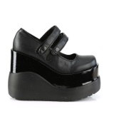 Vegan 13 cm VOID-37 alternative shoes platform black